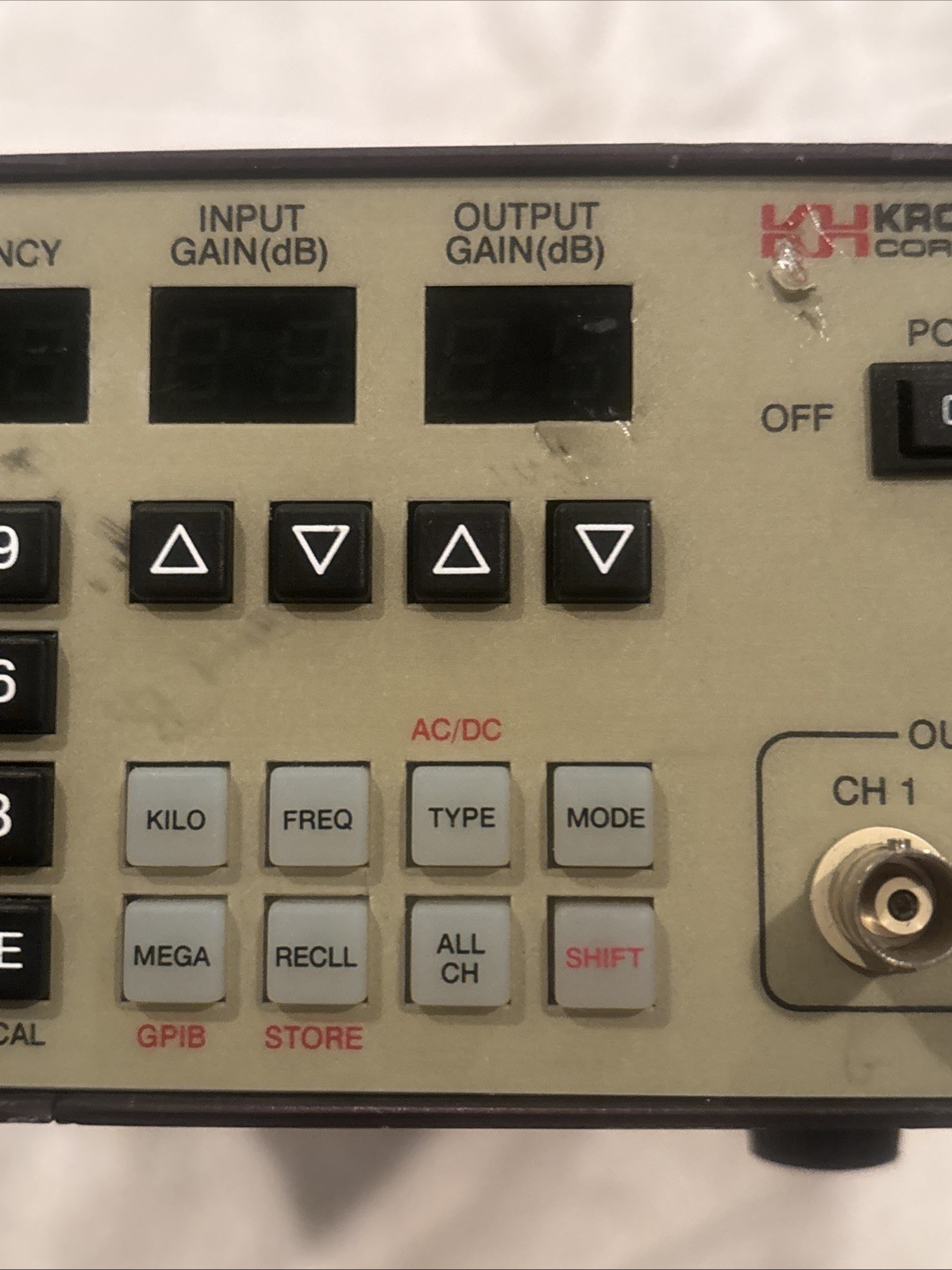 Krohn-Hite Model 3940 Dual Channel Programmable Filter