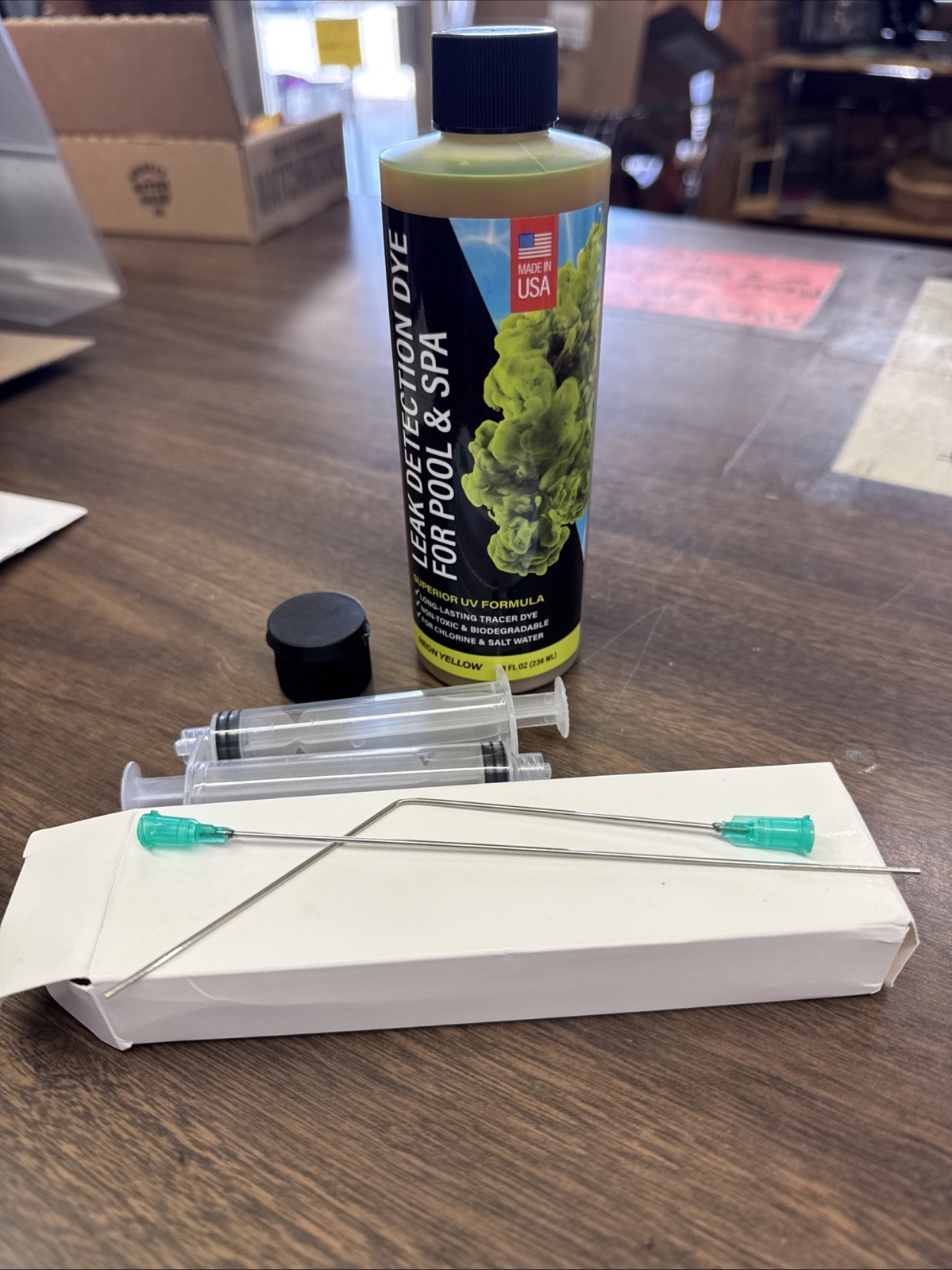 Z Pool Leak Detection Dye Kit - with 2 Precision Applicators - Made in USA