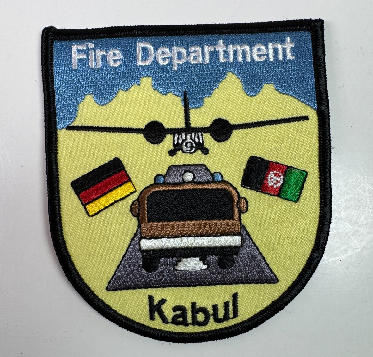 Kabul Fire Afghanistan US Military USAF Germany Airport Patch E10