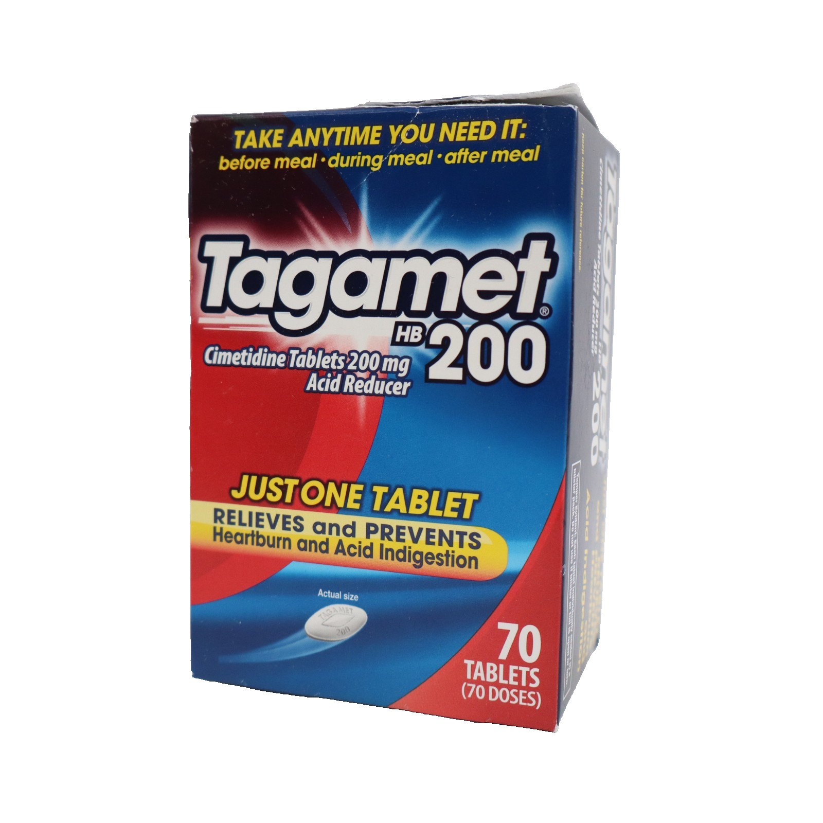 Tagamet HB 200 mg Cimetidine Acid Reducer and Heartburn Relief 70ct EXP 07/2026