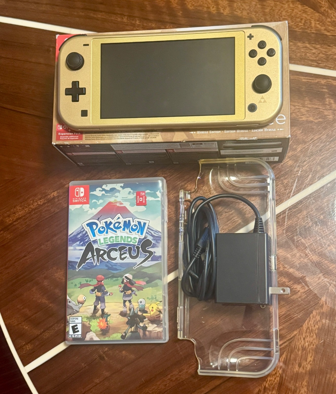 Nintendo Switch Lite – Zelda Hyrule Edition Bundle + Pokemon (128GB + Extras)