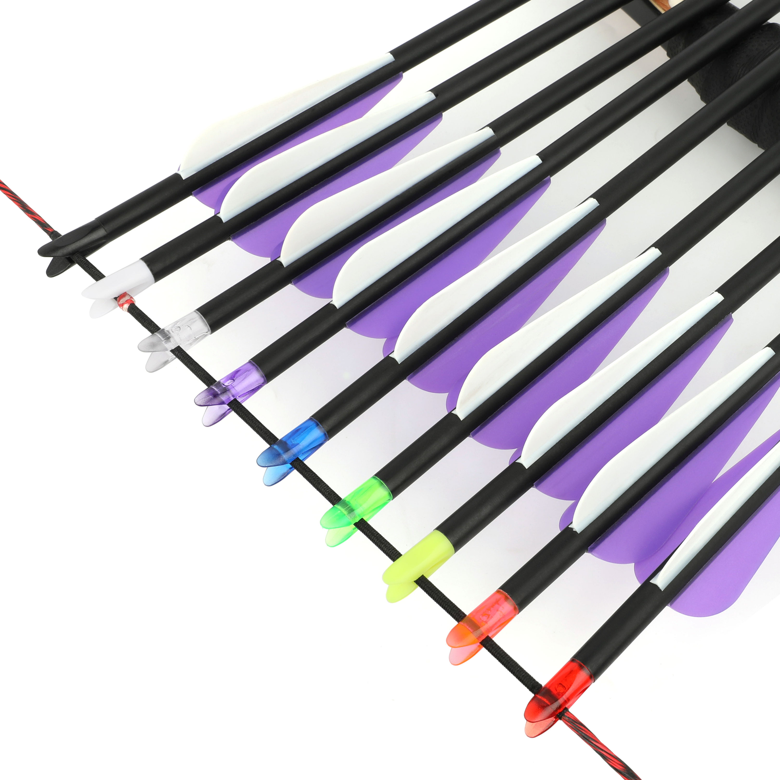 50 X Archery Arrow Nock Push-in Nock For ID 6.2mm Arrow Shaft Bow Hunting Target