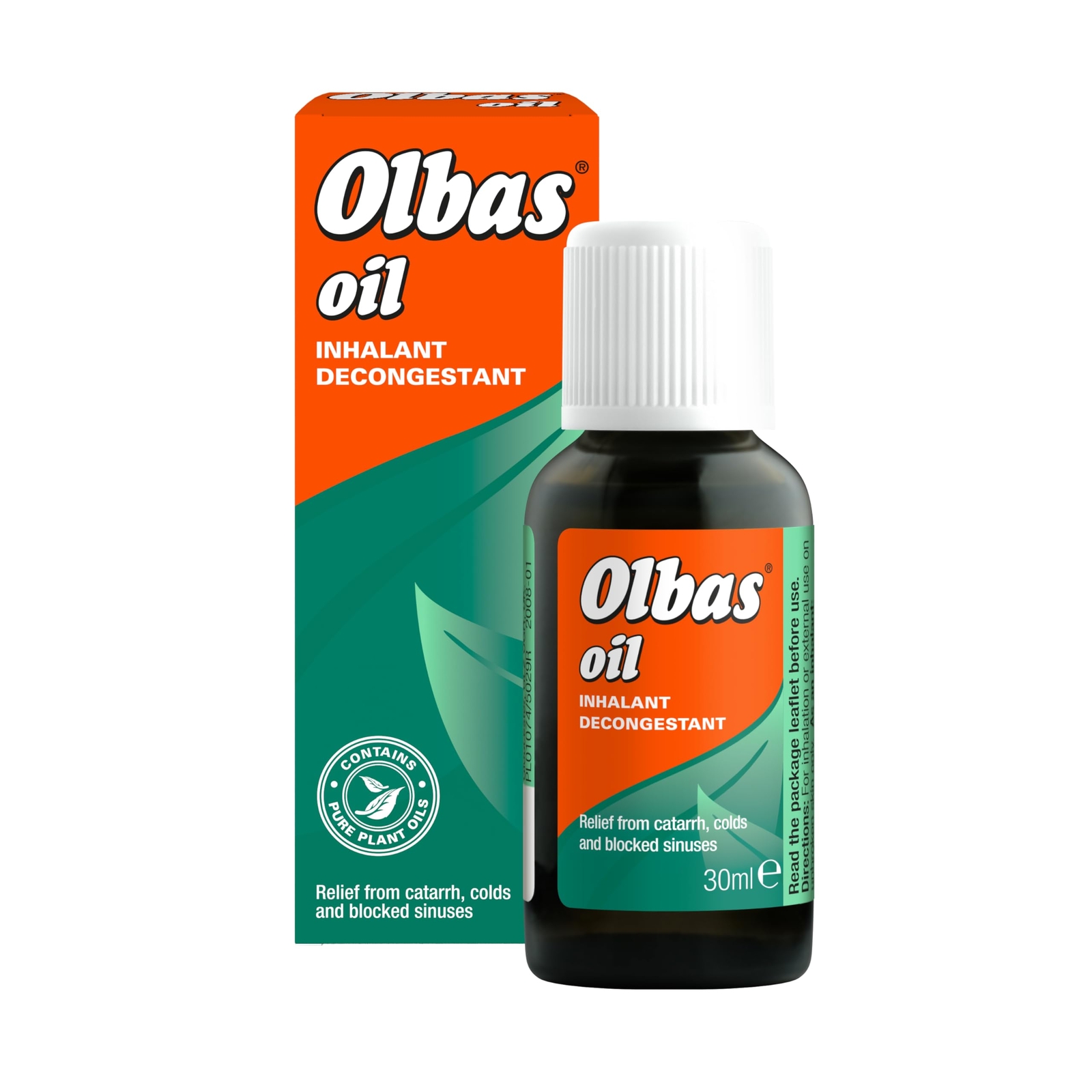 Olbas Inhalant Decongestant Oil 30ml Natural Relief for Blocked Nose
