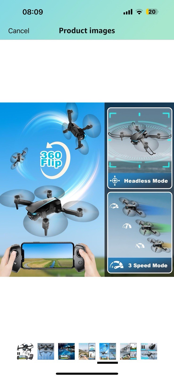 Drone with camera