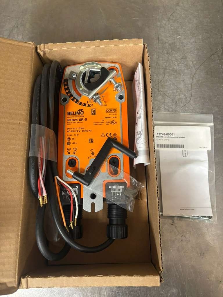 Belimo NFB24-SR-S Damper Actuator 24V 90in/Lb