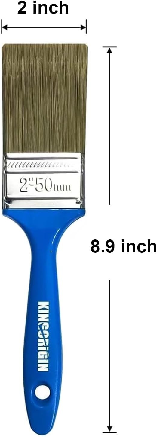 King Origin Versatile Paint Brush Set, 3 Pack, 2 Inch Paint Brushes, Small Paint