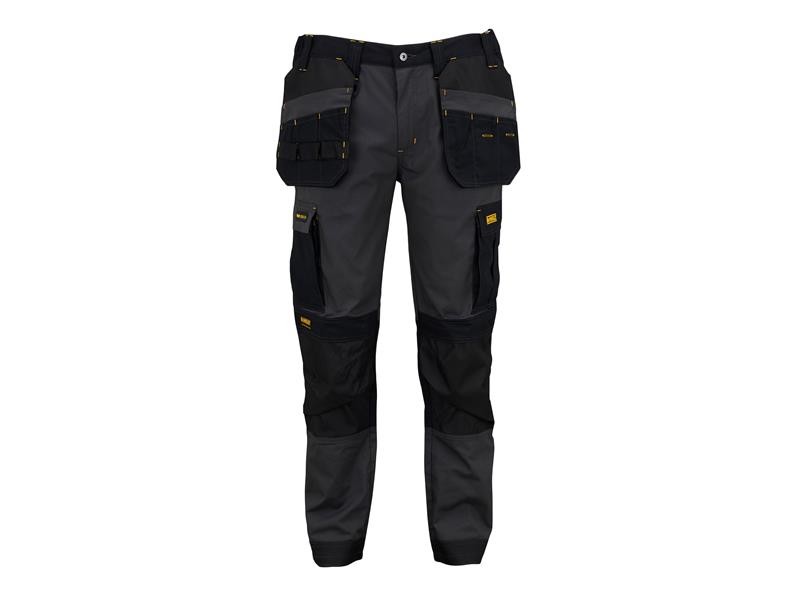 DEWALT Albany Slim Fit Work Trousers 36in Waist 33in Leg Rip Stop DEWALBAN3633