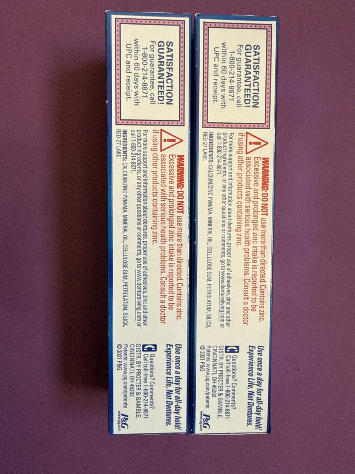 Fixodent Advanced Max Hold Denture Adhesive, 2.2 oz - 2 Pack