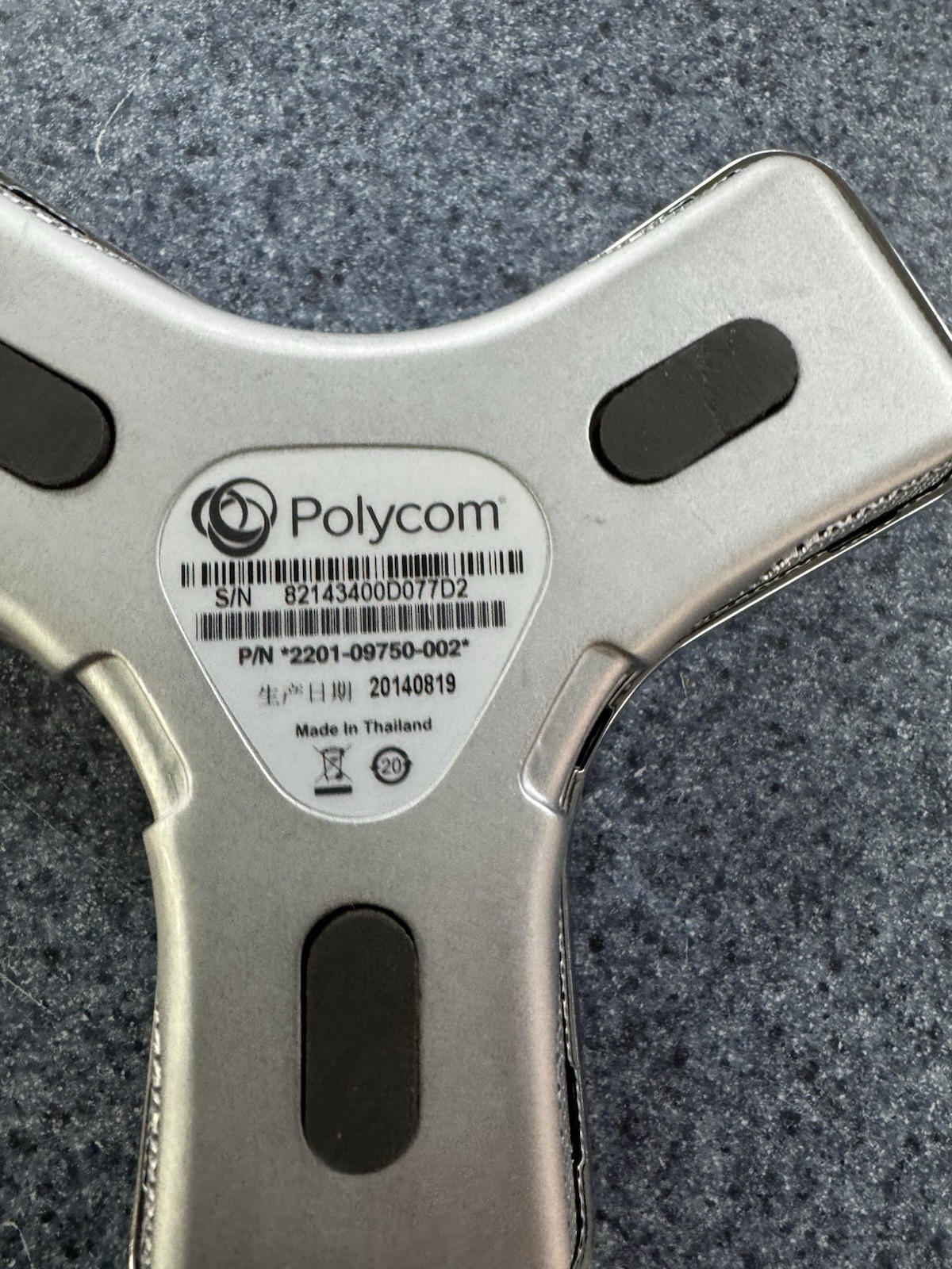Polycom 2201-09750-002 HDX External Microphone Unit Only – Tested, Pulled