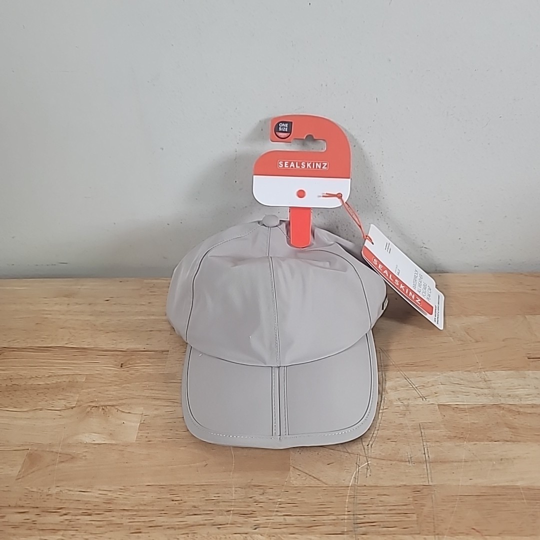 SealSkinz Salle Waterproof Foldable Peak Cap - Beige One Size NWT