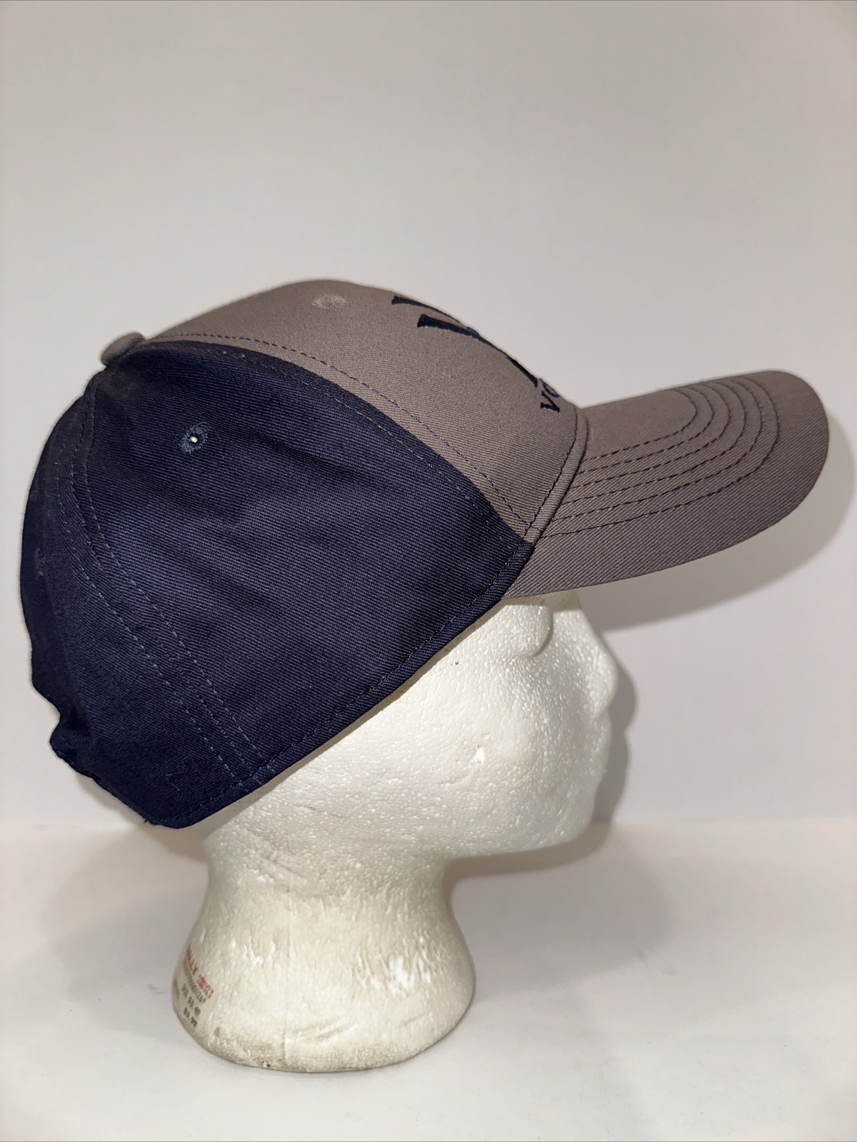 Vortex Snap Back Strap Gray and Blue Hat by Vortex Pristine Condition
