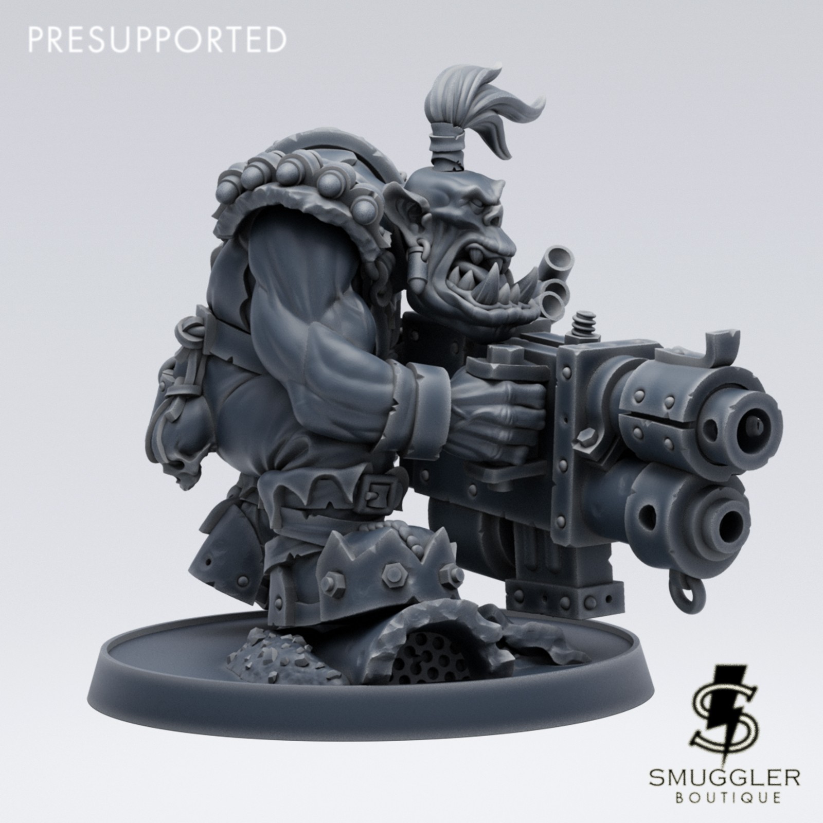 Krugg da Big Shoota Tabletop Sci Fi Wargaming Proxy Ork Smuggler Boutique