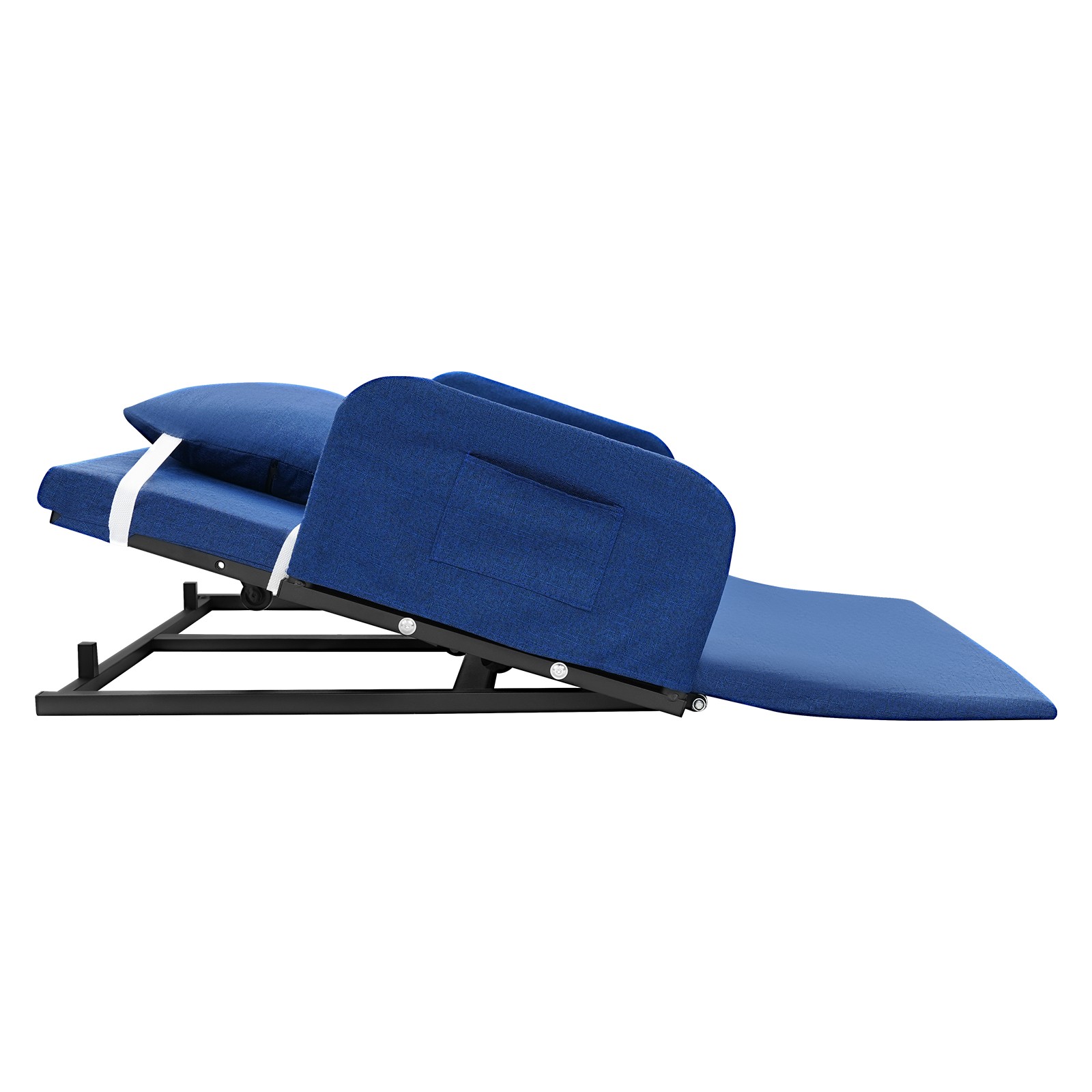Electric Adjustable Backrest 80° for Elderly with Handrails & Comfort Padding