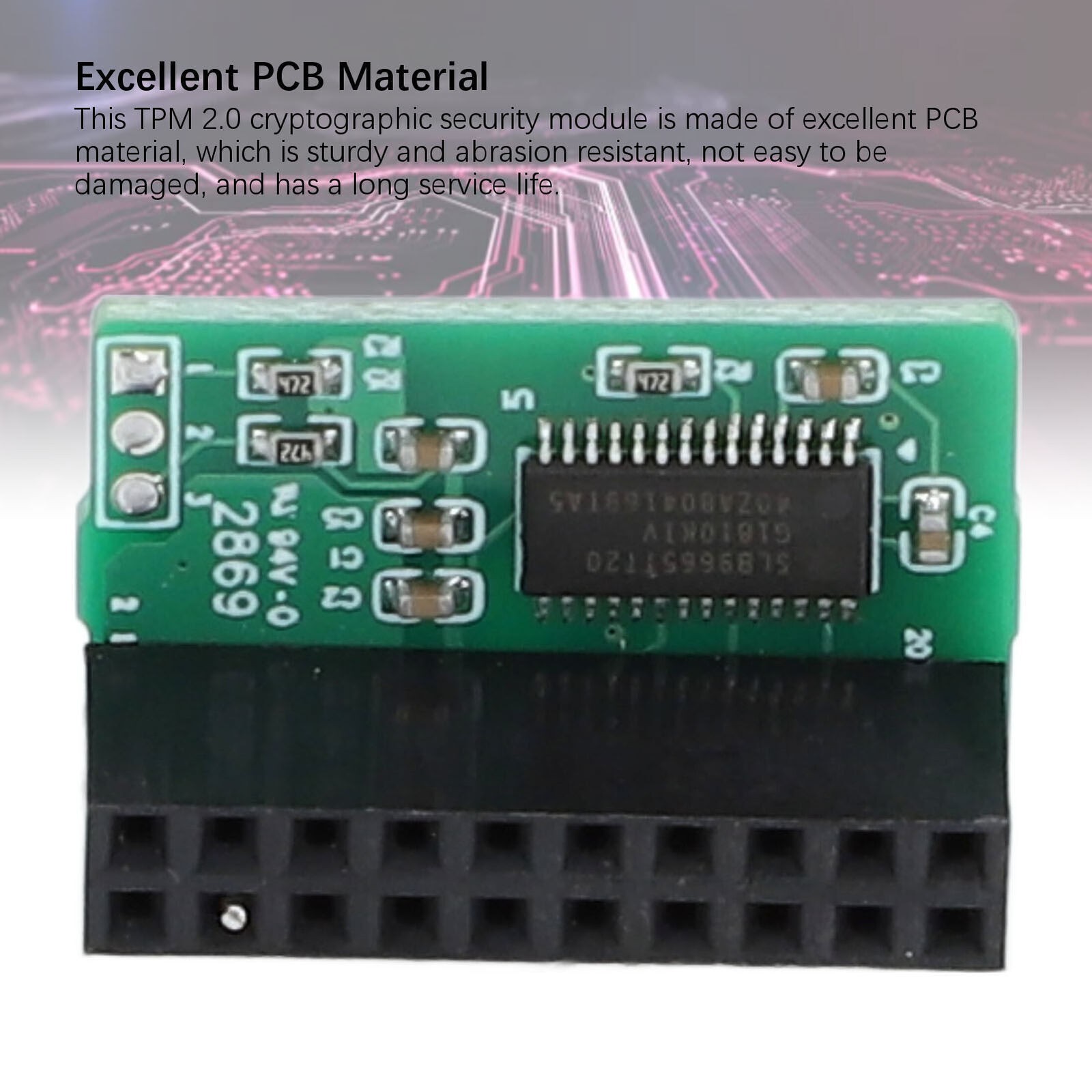 TPM 2.0 Cryptographic Security Module 20Pin TPM2.0 Module for SuperMicro AOM‑TPM
