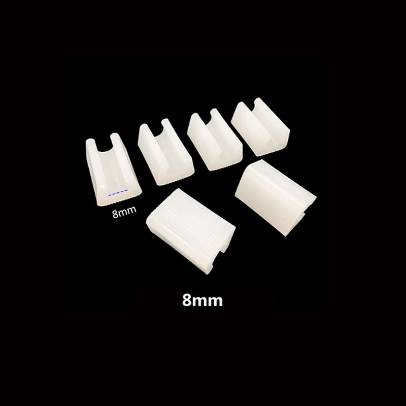 Black / White U-Type Non-Slip Office  Tube Wrap Pads Foot Cushion Covers 5pcs