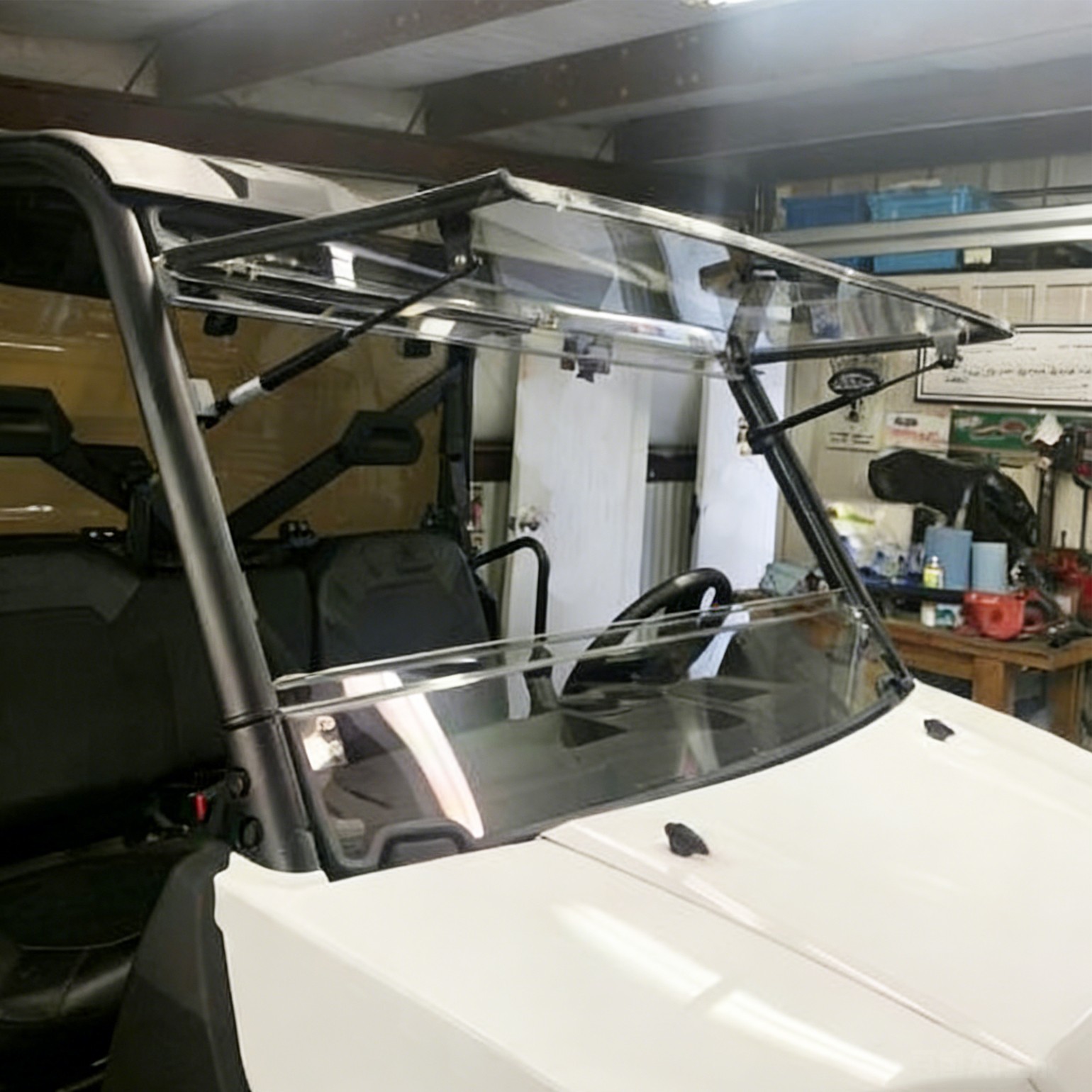 UTV Front Flip Windshield for Polaris Ranger 1000 900/Crew XP 1000 900 2014-2026