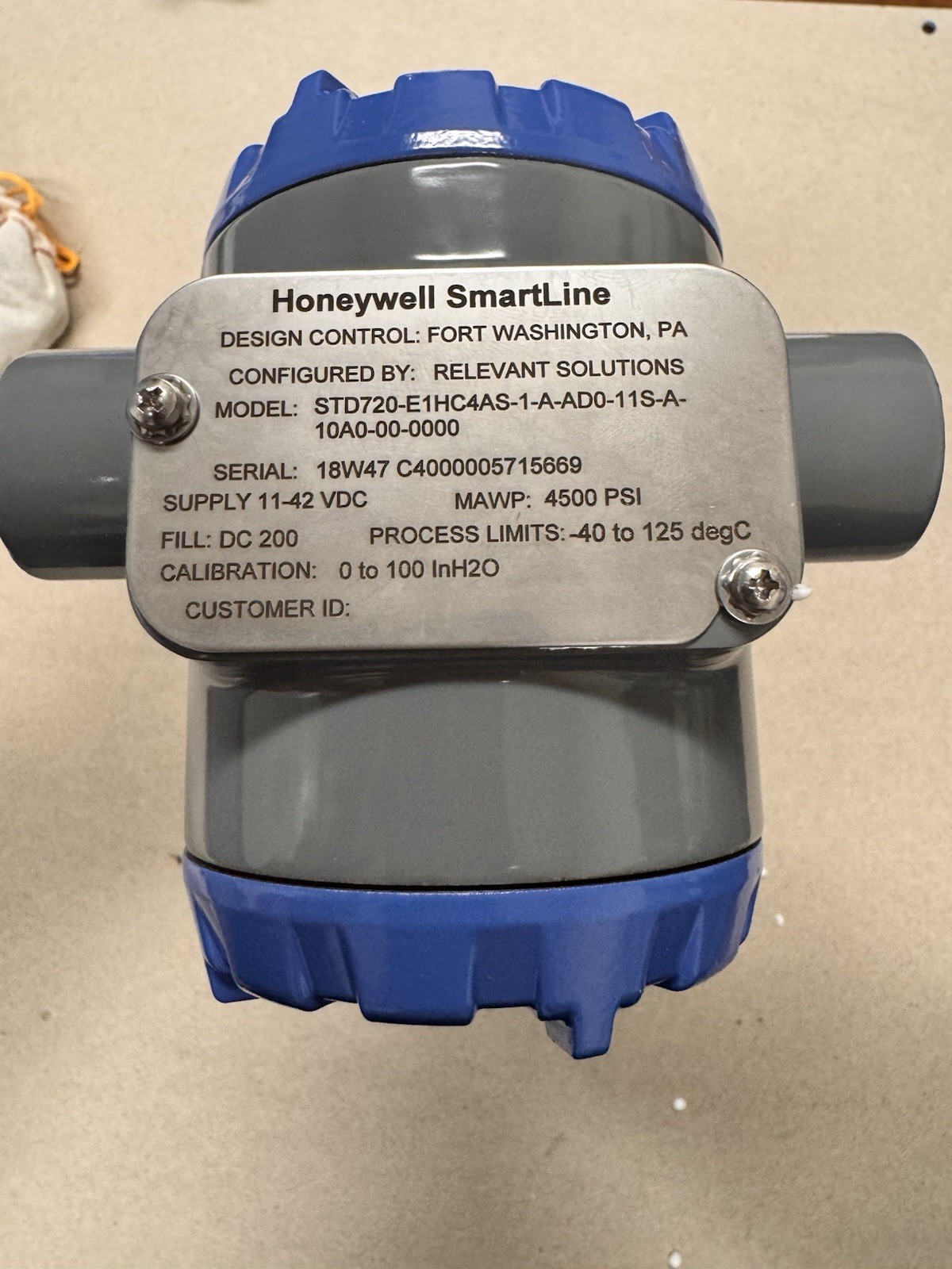 Honeywell STD720-E1HC4AS-1-A-AD0-11S-A-10A0-00-0000