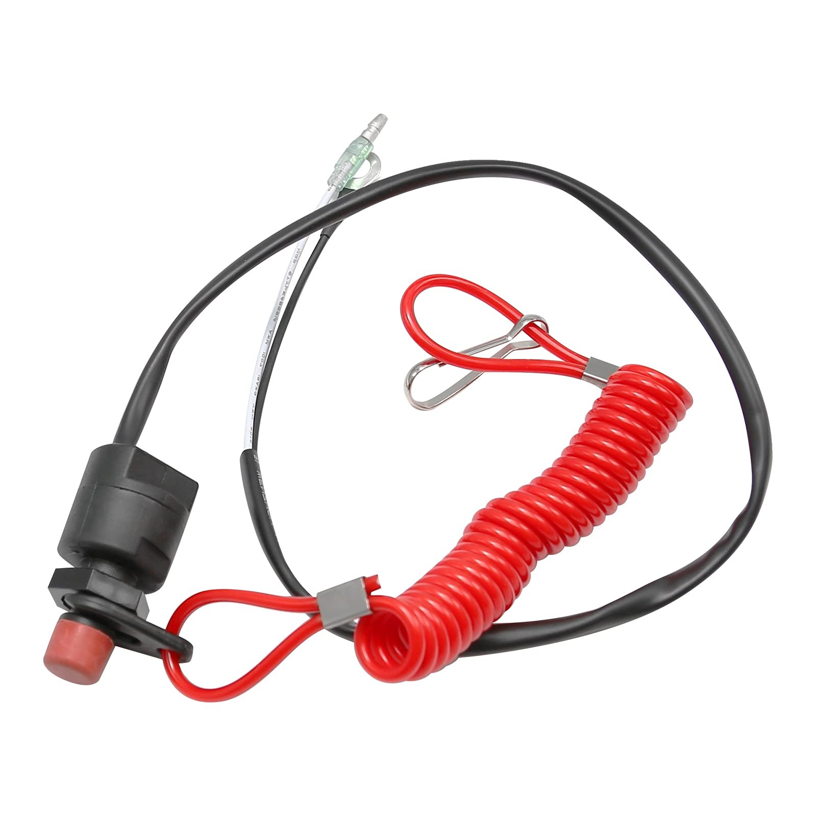 Boat Motor Kill Stop Switch, Handlebar Start Stop Kill Switch Box Aassy & Red