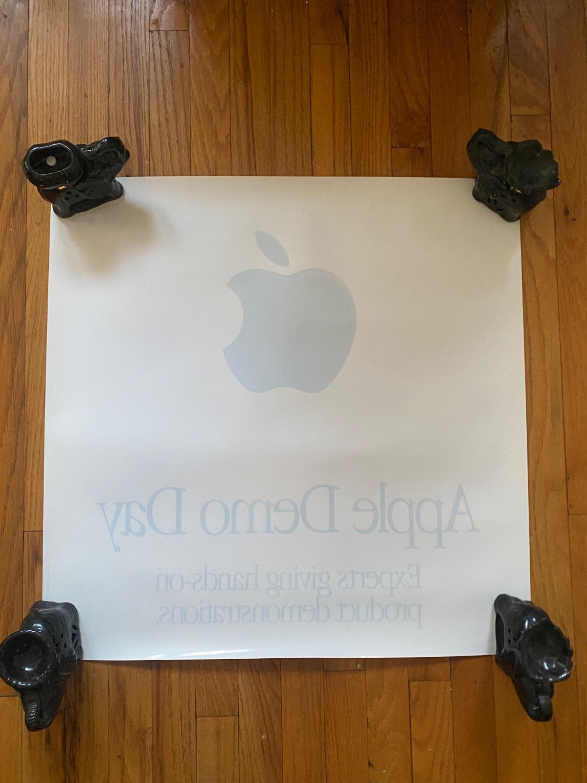 RARE 2000 Mac Apple Demo Day Vinyl Banner Poster BRAND NEW SEALED 26x26