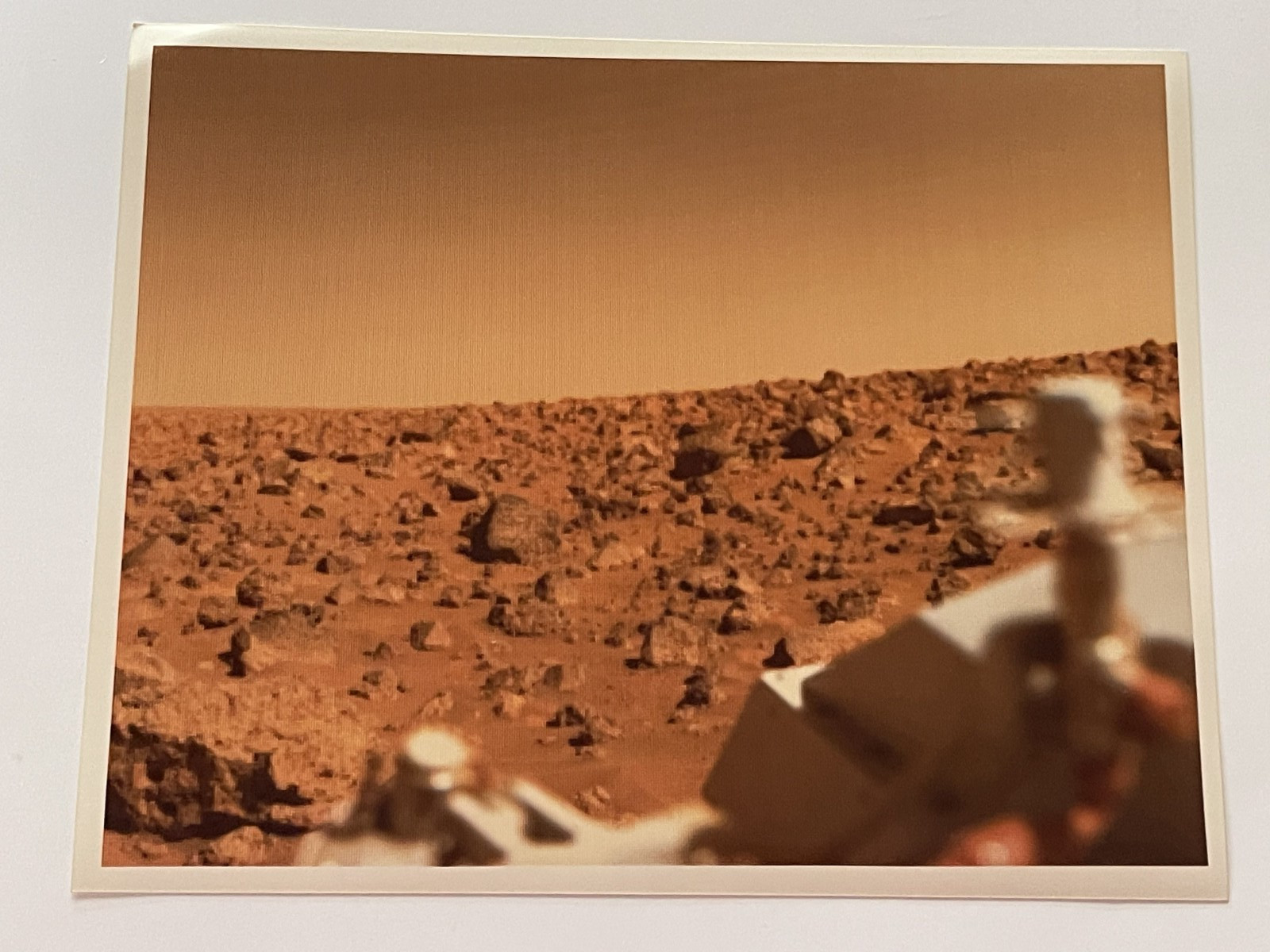 NASA PHOTO SPACE FIRST  PHOTOS OF MARS VIKING JPL KODAK PAPER TYPE 1