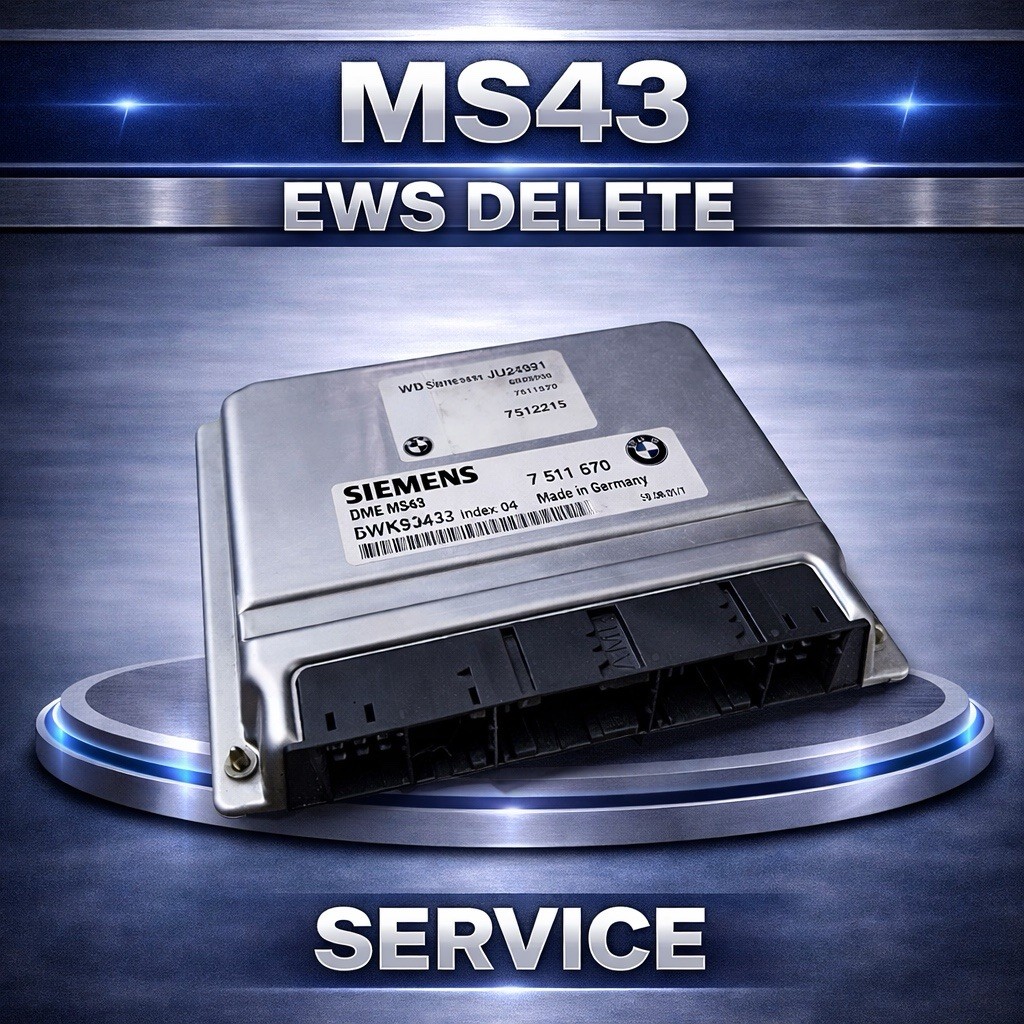 MS43 DME EWS DELETE SERVICE