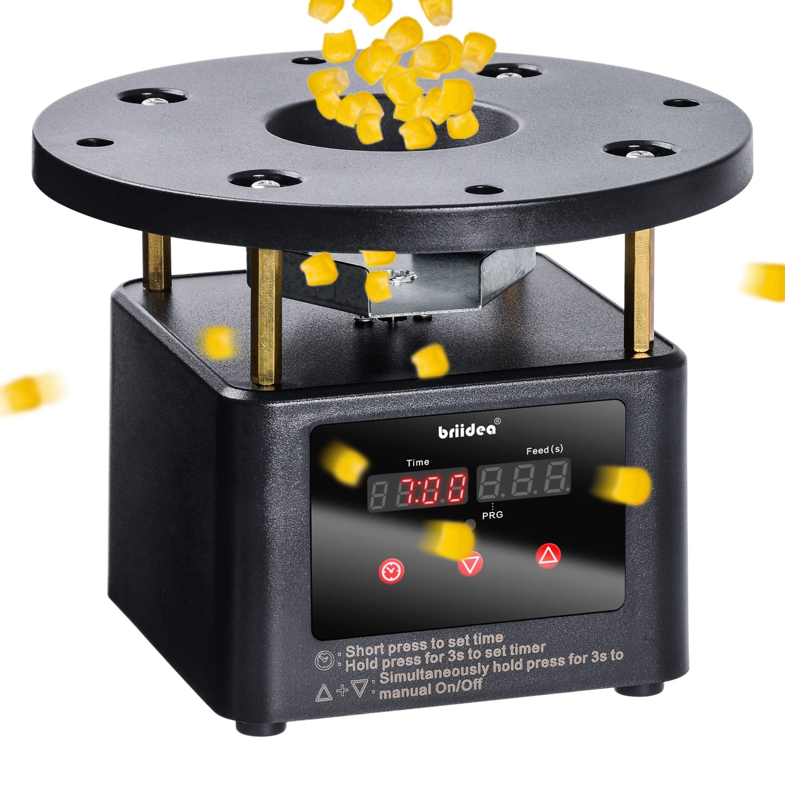 Automatic Chicken Feeder Timer, Briidea Poultry Feeder Motor and Timer Kit, M...