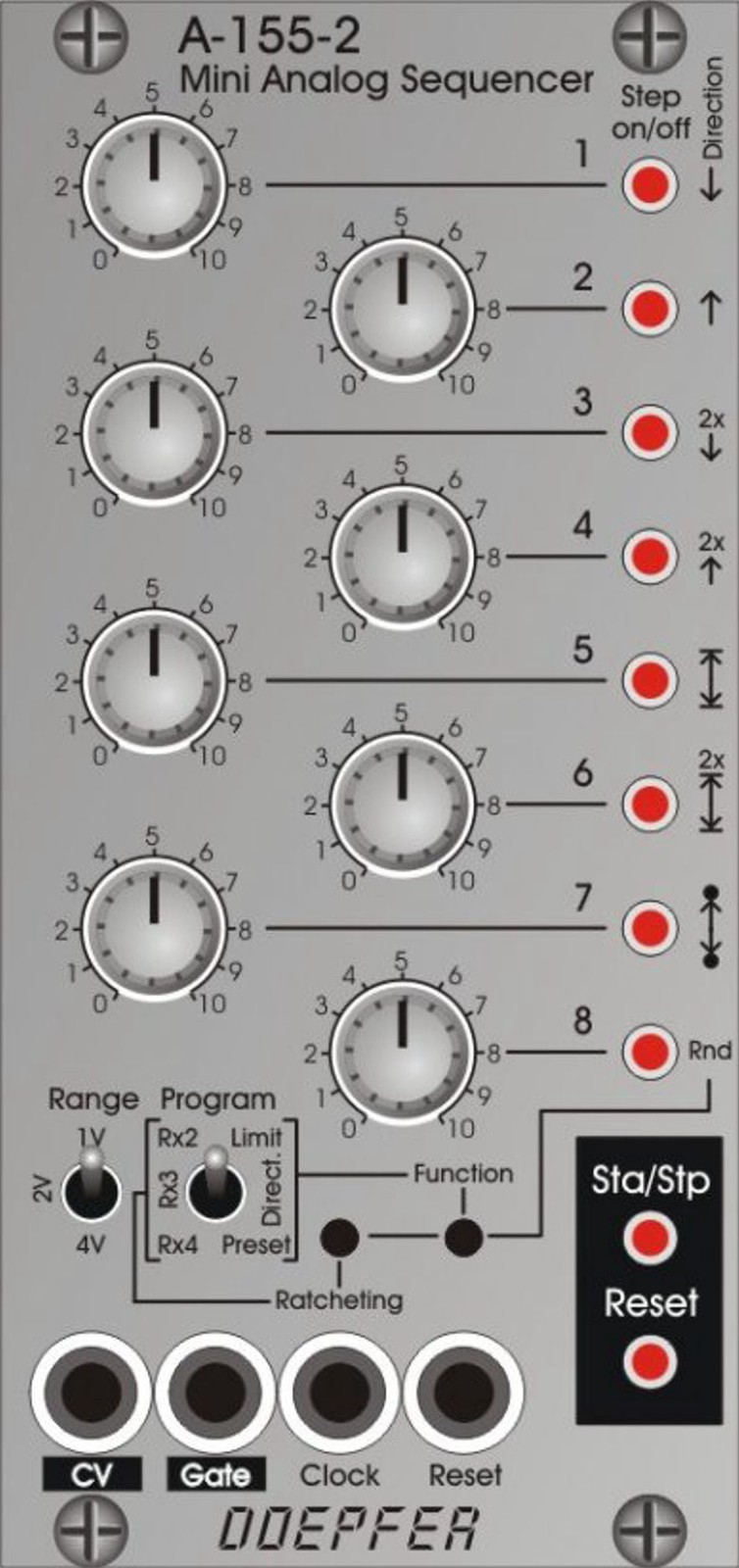 DOEPFER A-155-2 ANALOG SEQUENCER : NEW : [DETROIT MODULAR]
