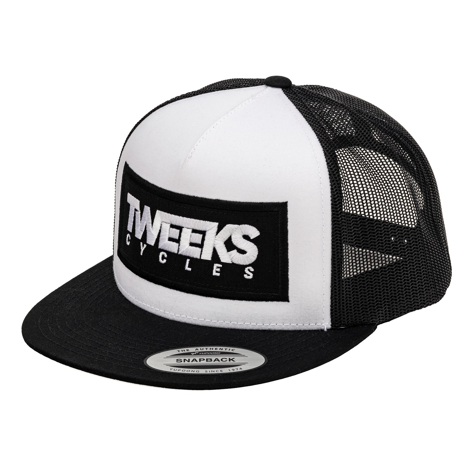 Tweeks Cycles Trucker Cap / Hat (Black / White) - One Size