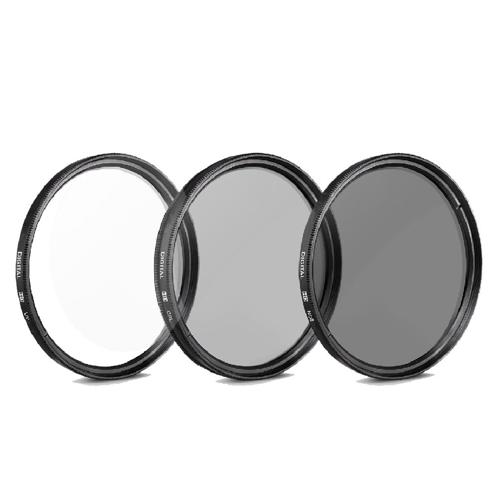 58MM Lens Filter Accessory Kit + LED Light for CANON EOS 550D 500D 450D 400D