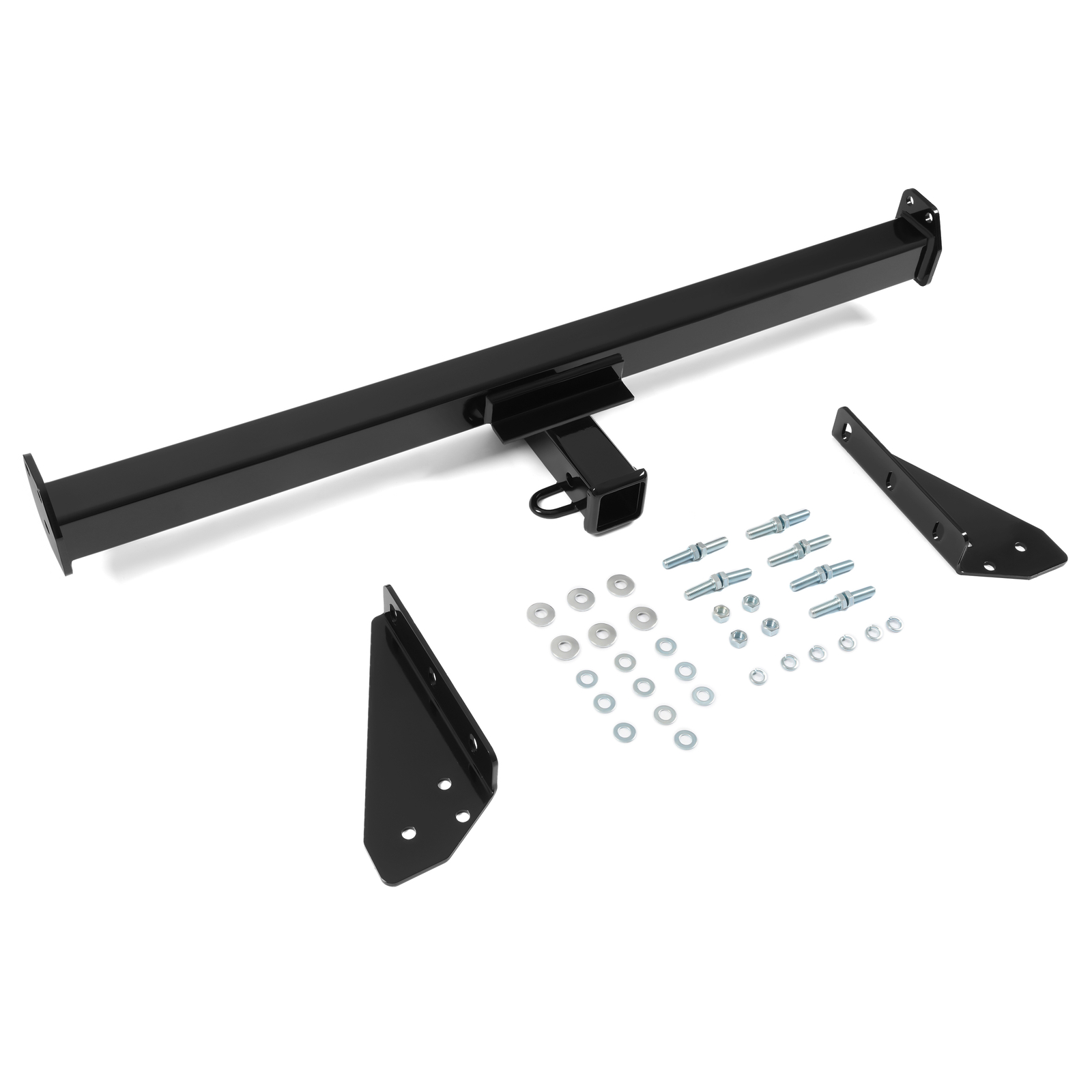 Black Class 3 Trailer Hitch 2-Inch Receiver For Nissan Frontier 2005-2024