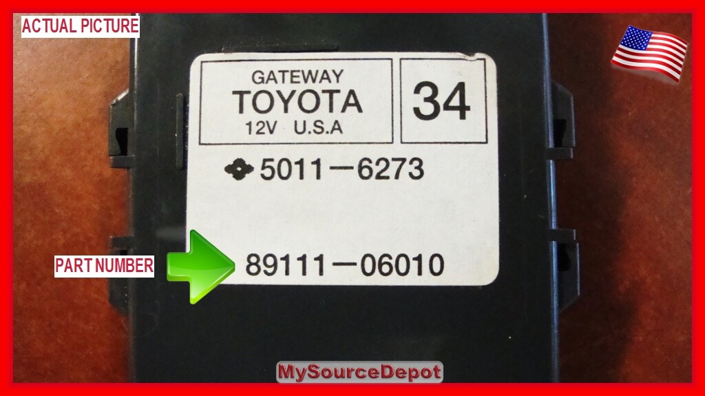 2012.2013.2014.2015.CAMRY,NETWORK GATEWAY COMPUTER,89111-06010