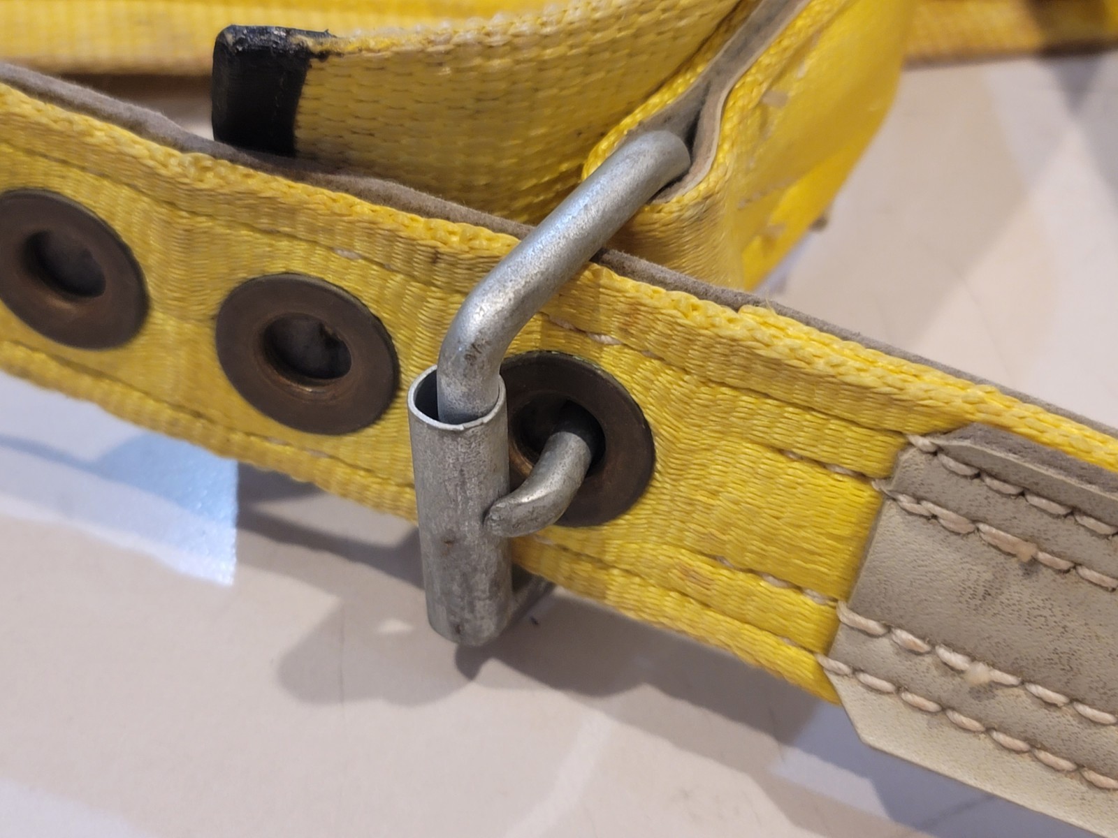 Miller Lineman Arborist Tree Saddle Belt Yellow Model 8067 MEDIUM