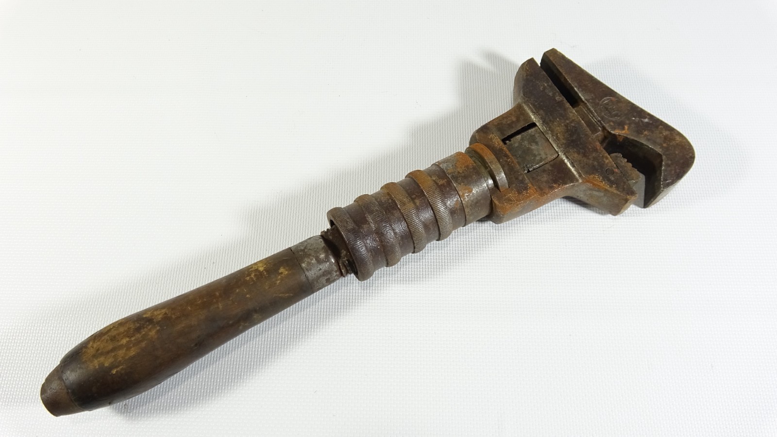 Vintage Bemis & Call Co. B&C Springfield 12" Railroad Monkey Pipe Wrench