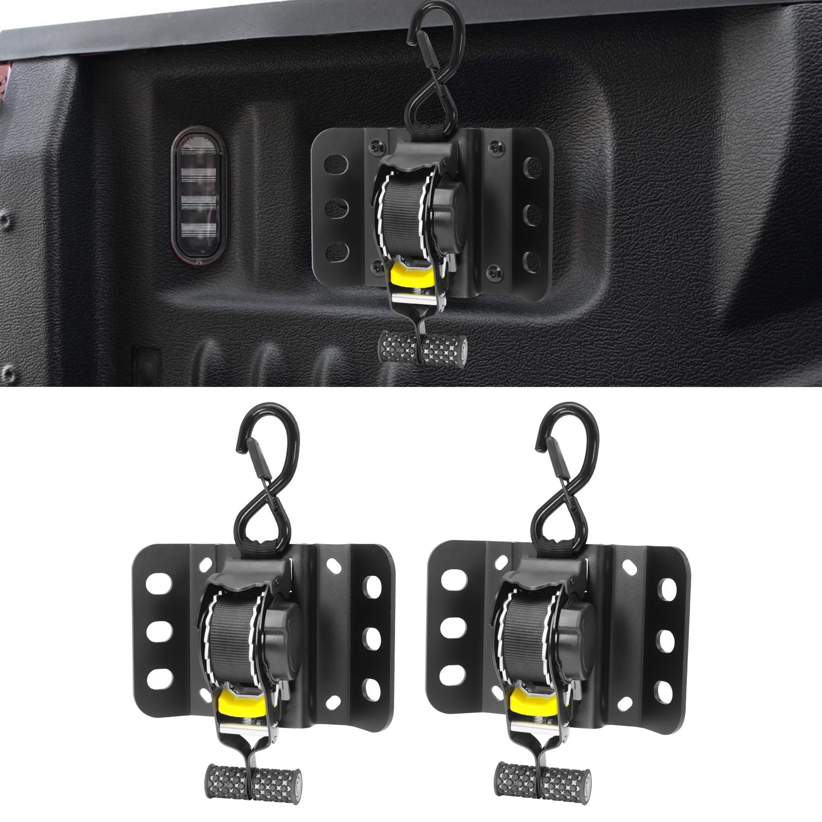 (Thickness: 0.17 inches) Ultimate Ratchet Straps for Ford F150 F250 F350 2015...
