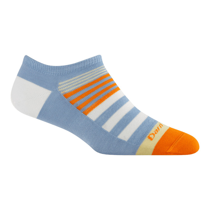 DARN TOUGH 6073 Sky Women's Beachcomber No Show Lightweight Lifestyle Sock Women