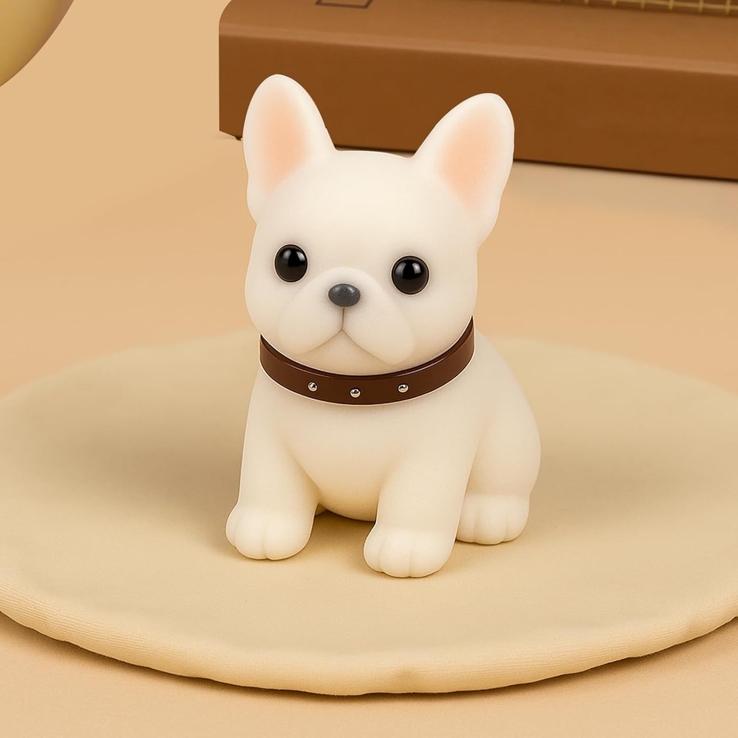Pure White Taba Squishy Dog,Ultra-Soft and Stress Relief Tada Squishies Toys for