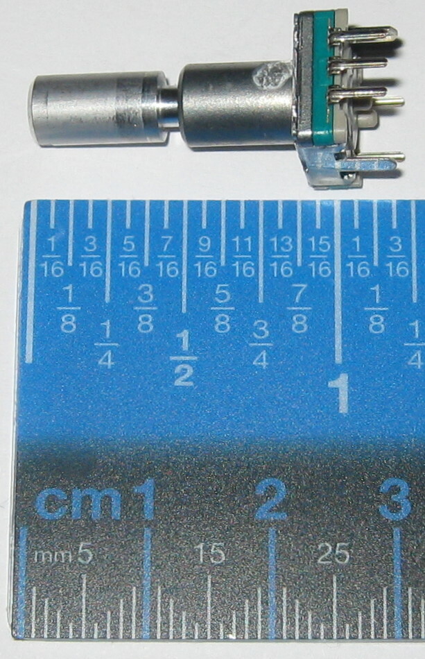 2 X Alps Rotary Encoder w/ Momentary Switch - 30 Detent / 360 Degrees - PC Board