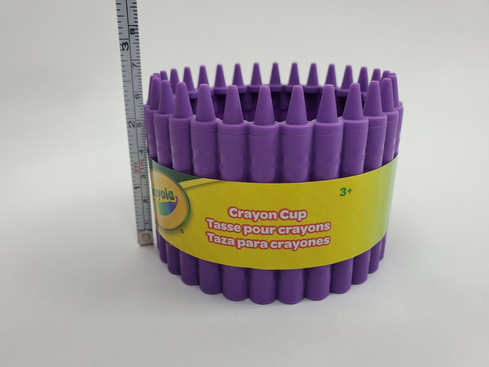 2 pack Crayola Crayon Cup Apx 3-1/2 x 2-1/2 Inches Violet Purple