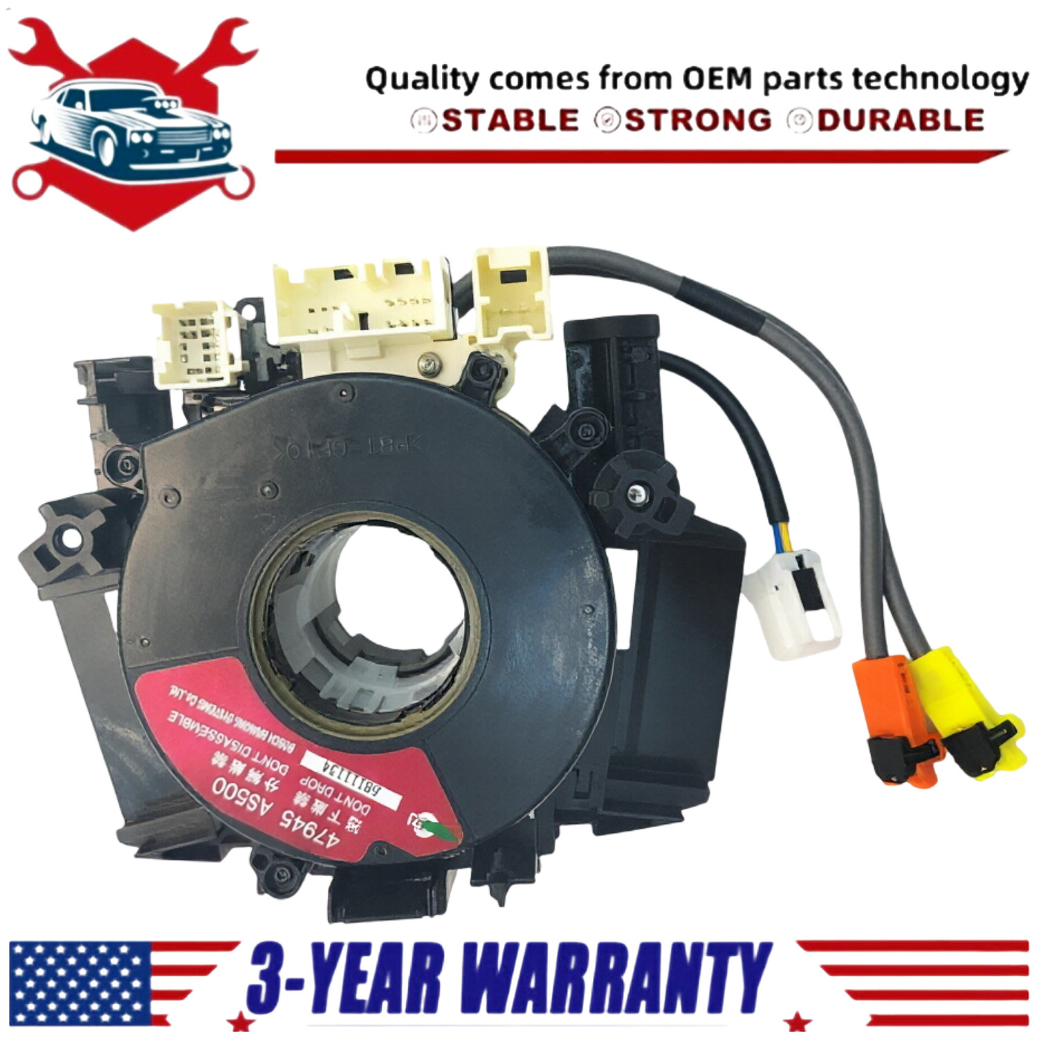 Steering Angle Sensor And Clock Spring heating For 07-12 Nissan Pathfinder