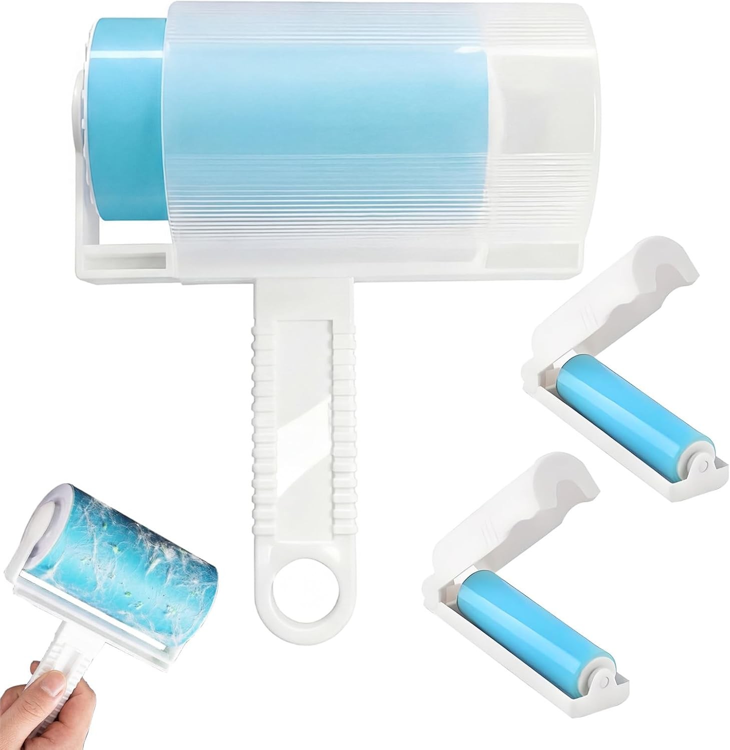 Washable Reble Lint Roller, Portable Travel Stiy Dog Cat Hair Remover