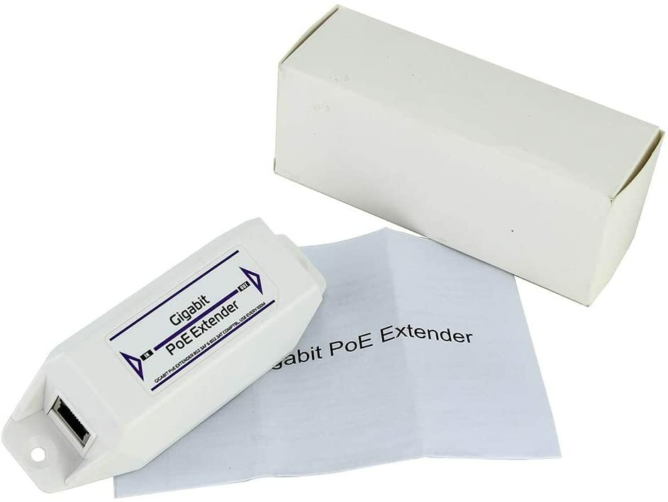Single Port Gigabit POE+ Extender - 802.3af/at - POE-EX2001 (Indoor Gigabit PoE)