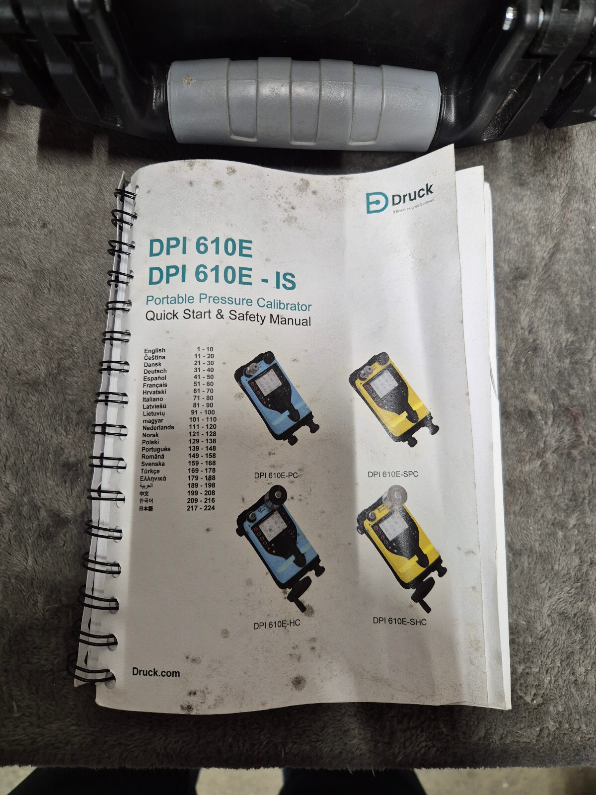 DRUCK DPI610E Pressure Calibrator