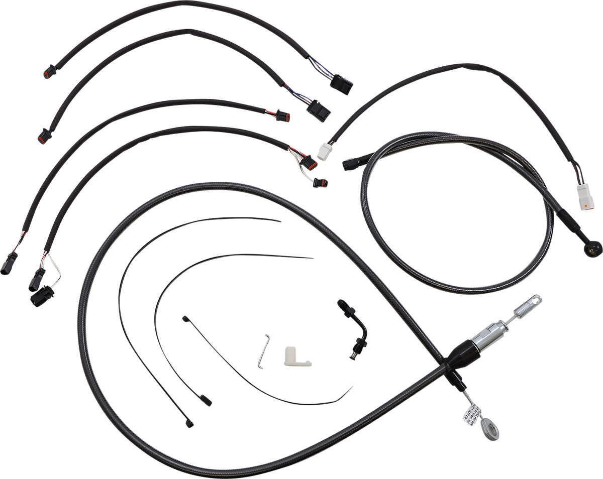 MAGNUM SHIELDING Black Pearl™ Designer Handlebar Installation Kit - 12"-14" -