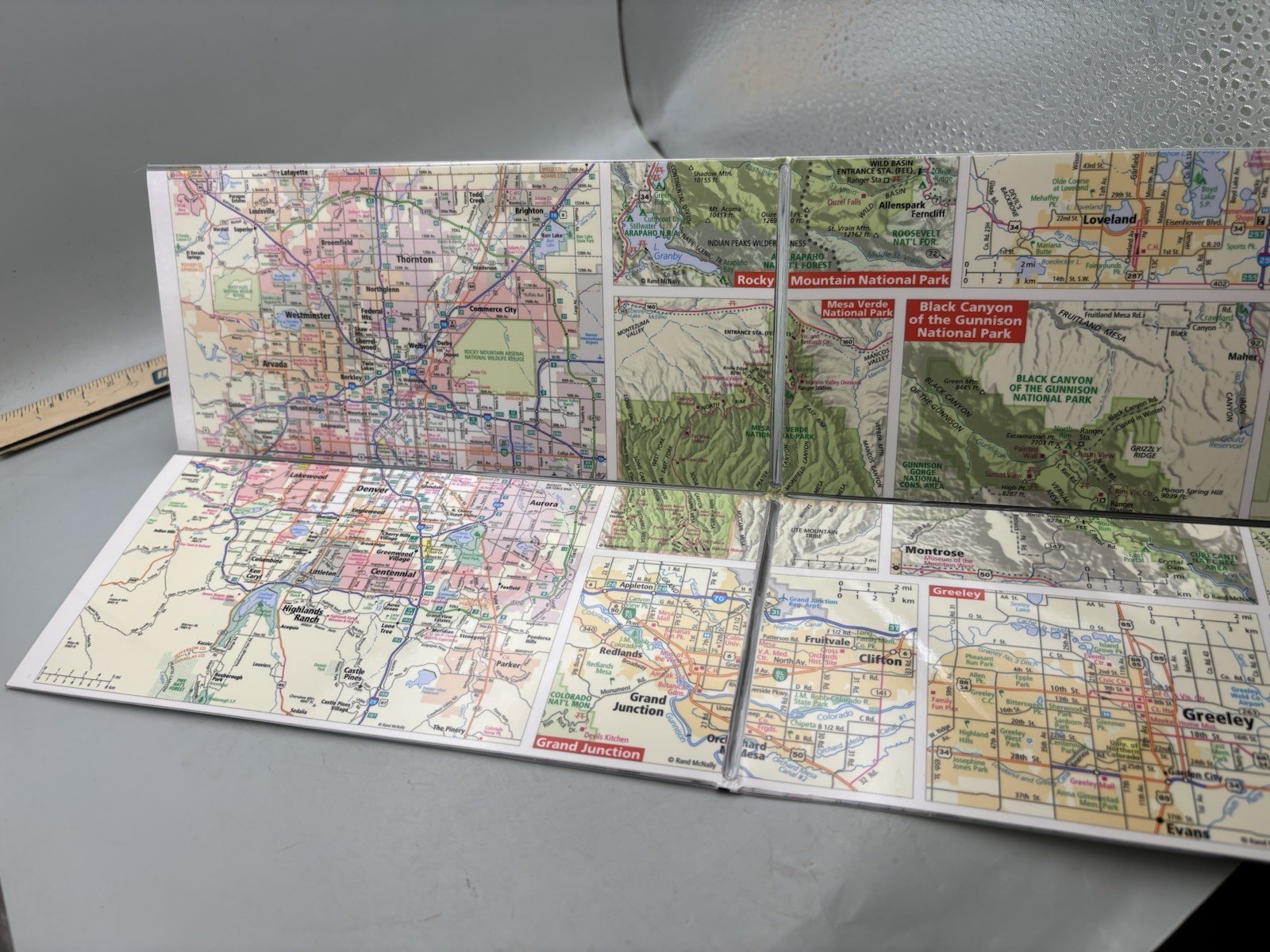 Colorado Easy-to-Fold Laminated State Map by Rand McNally