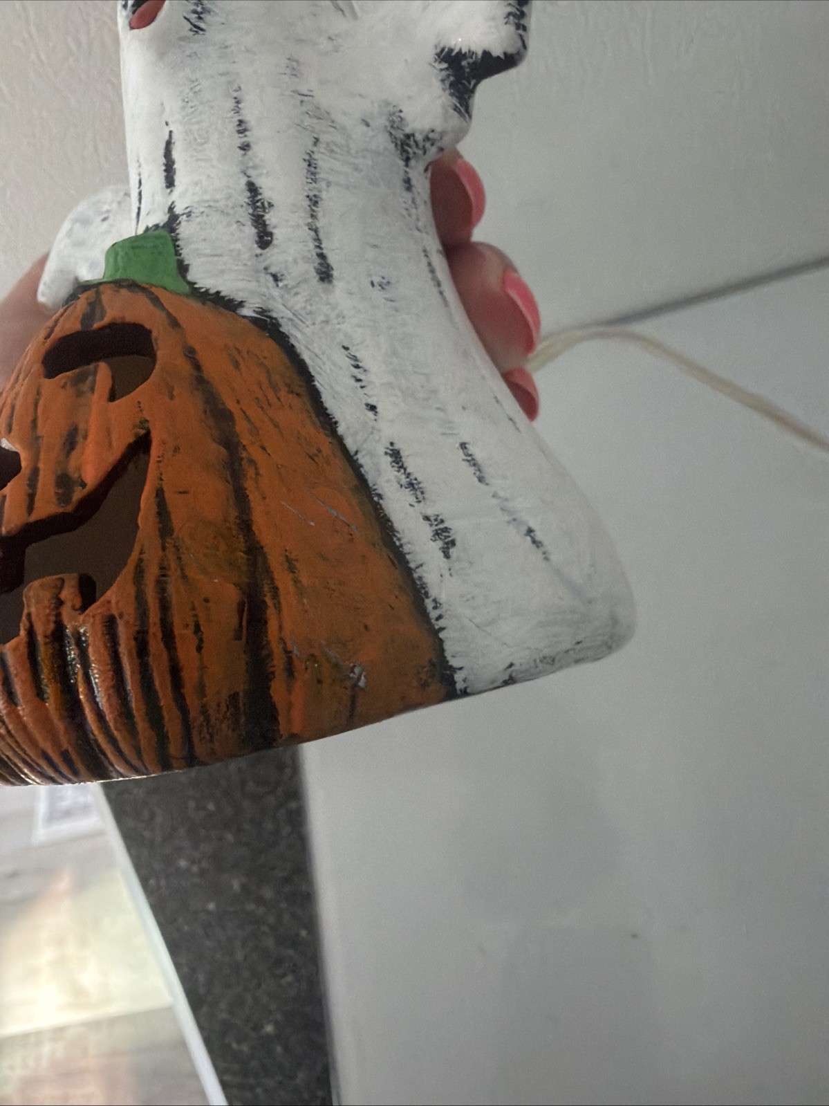 Ghost Pumpkin Light Vintage corded