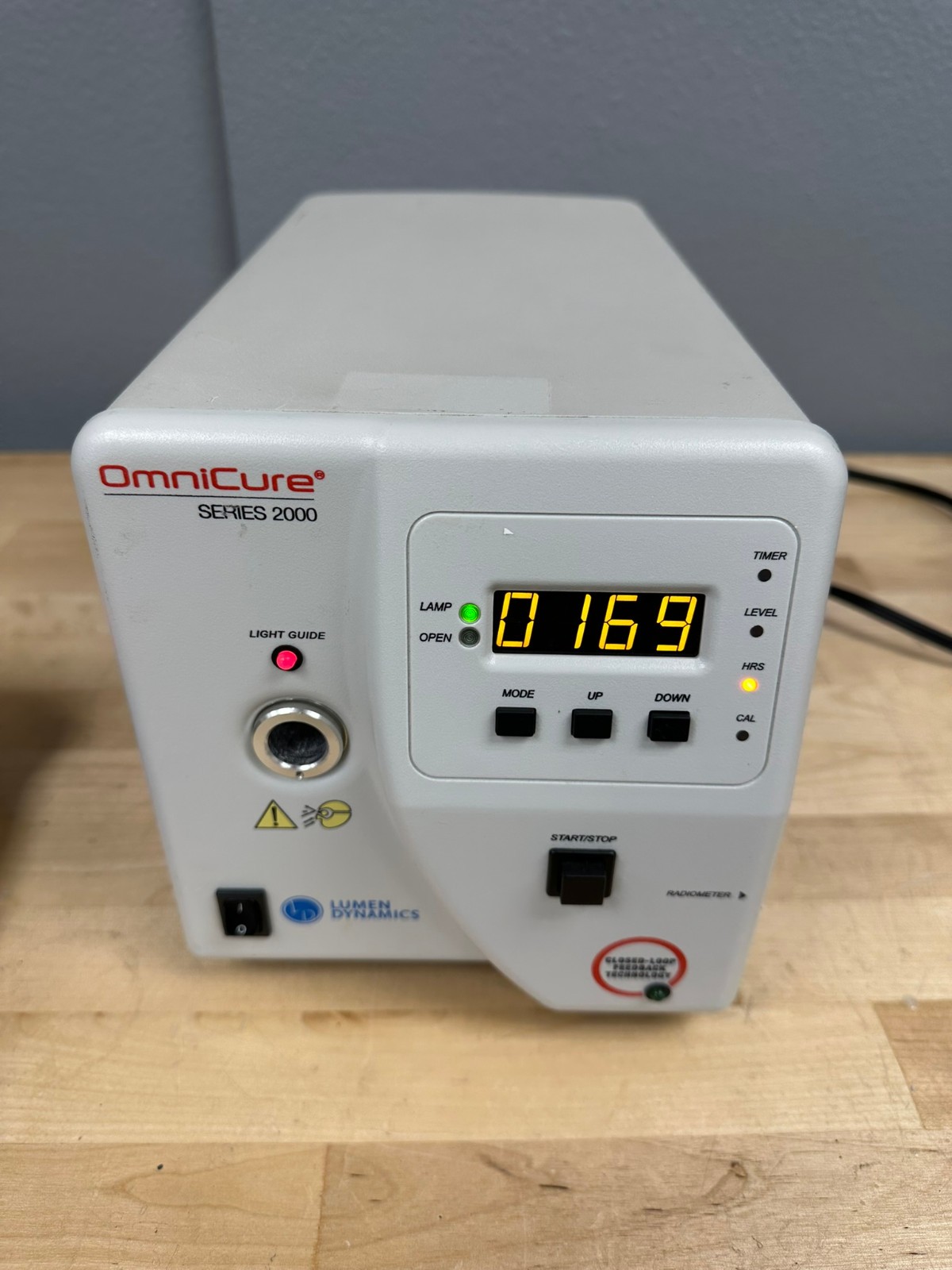 LDGI OmniCure Series 2000 UV Curing Light Source S2000-XLA, 169 Hours, 320-500nm