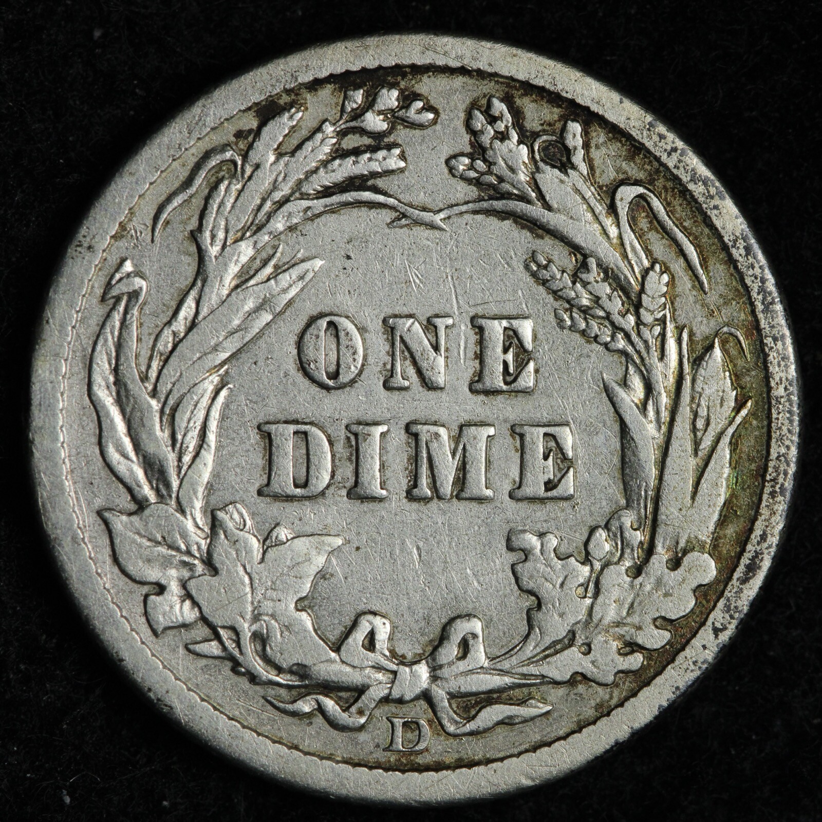 1912-D Barber Silver Dime XF E214 DGL