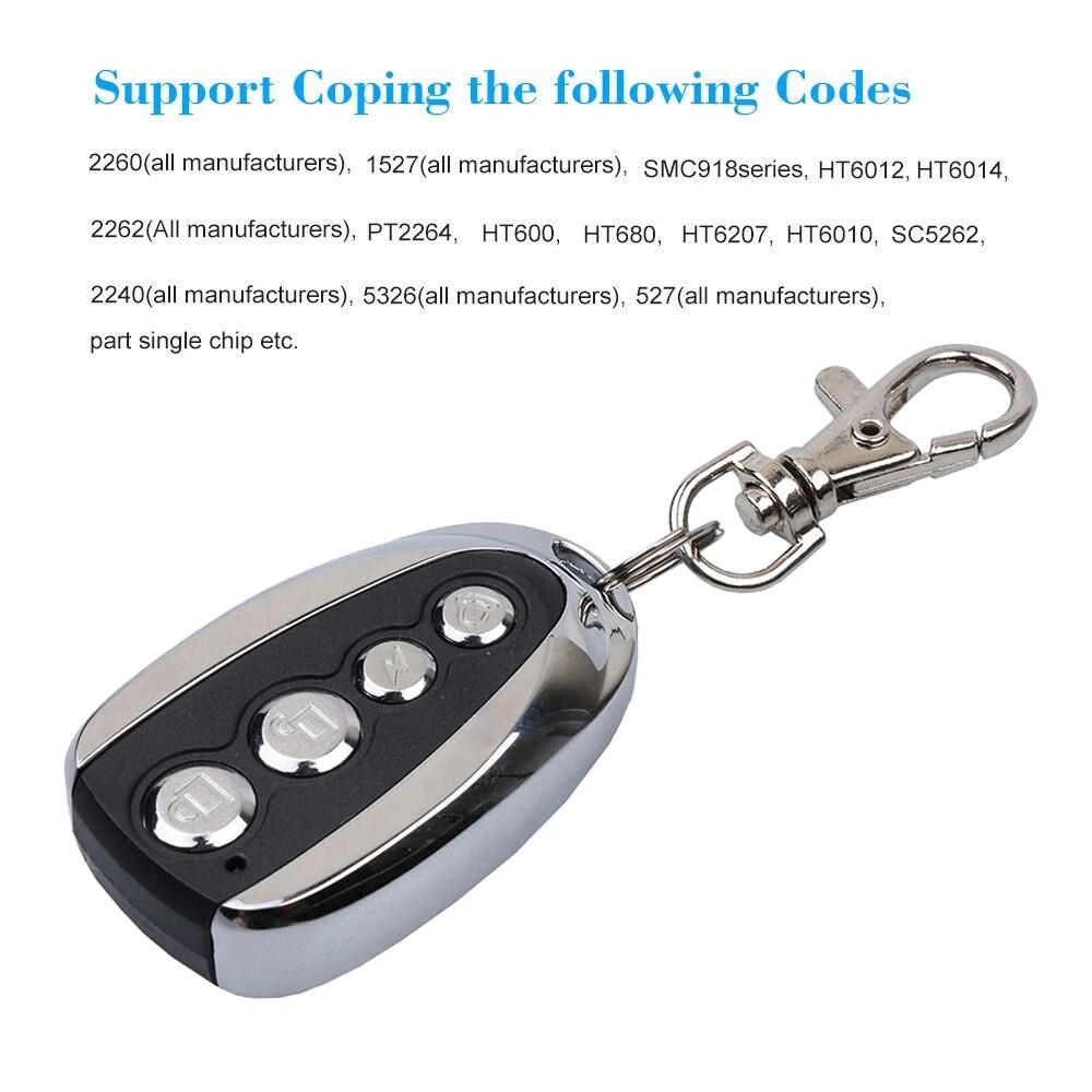 2× Remote Control Backup Key For Automatic Sliding Gate Opener Operator Hardware