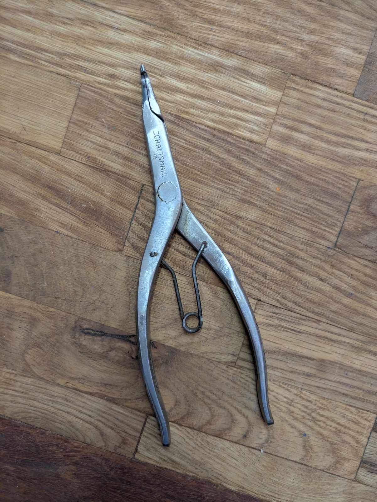 VINTAGE CRAFTSMAN 9" RETAINING SNAP RING PLIERS - VGC - USA