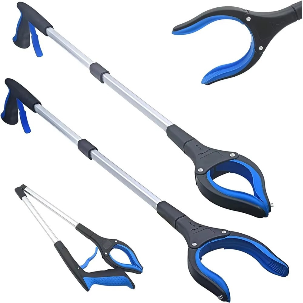 Foldable Gripper Extender Hand Tools Litter Picker Collapsible Garbage Grabber